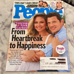 People Magazine - December 6 2021 - Nick Lachey & Vanessa Lachey - Lady Gaga
